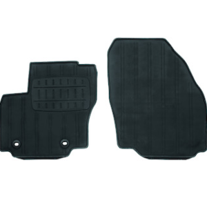 Tepih, spredaj gumiran, črn